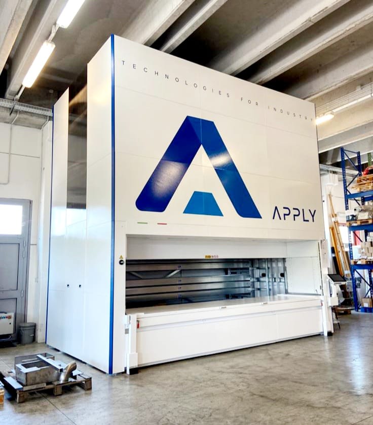 , New entries in Apply: un nuovo magazzino verticale automatizzato è appena arrivato nel nostro capannone, Apply Italia
